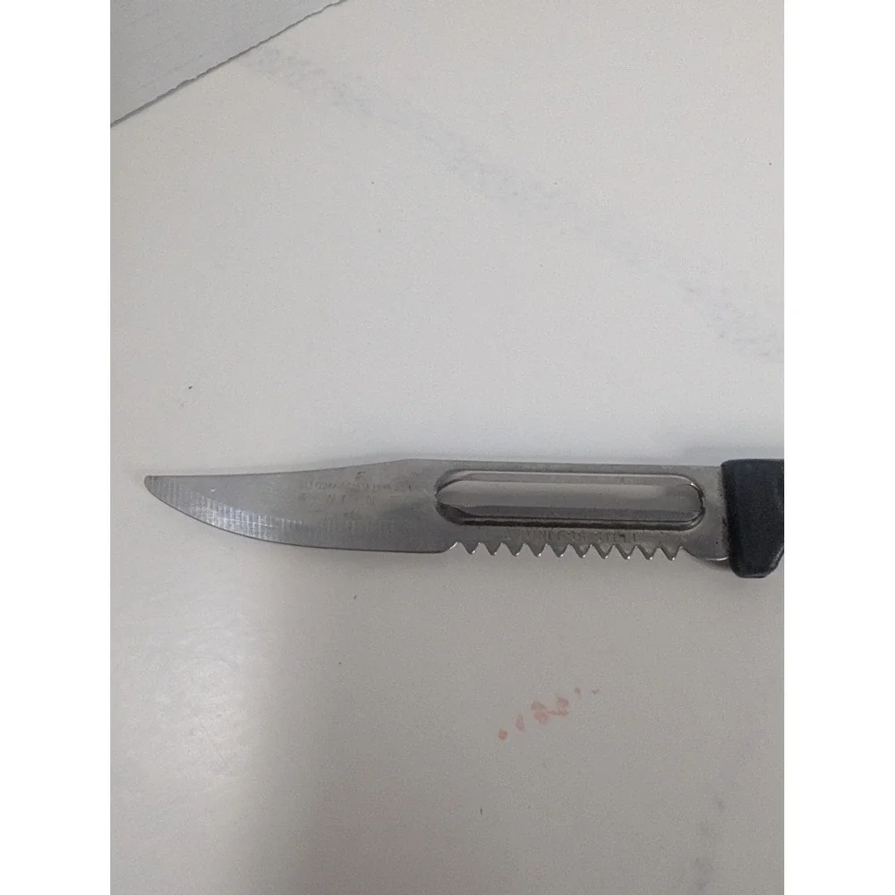 Vintage Thomas 4-Waynife Stainless Steel Multi Tool Kitchen Knife Peeler USA